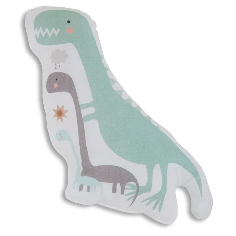 COJÍN DE FORMAS INFANTIL ESTAMPADO DINOS