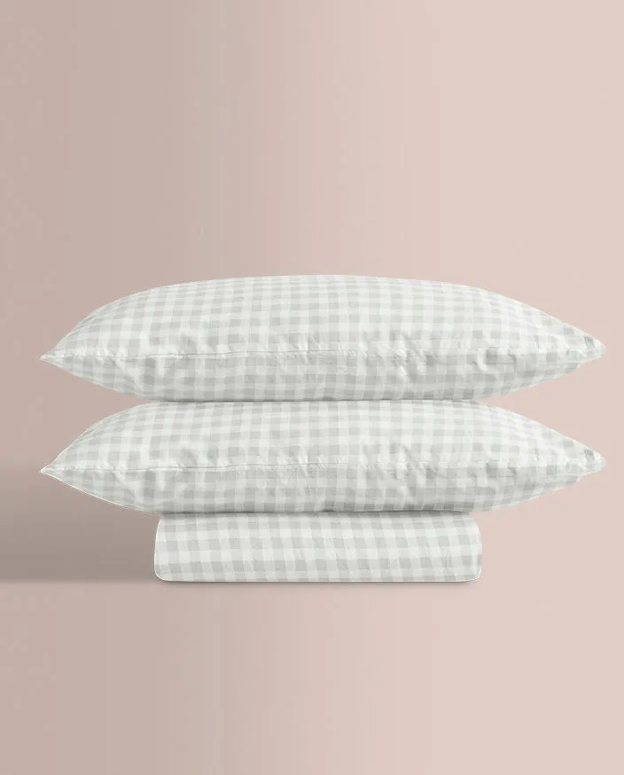 Dúo Nórdico Don Algodon Elia Gris - Funda Nórdica + Funda Almohada