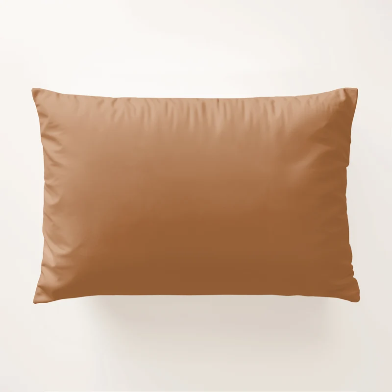 Funda de Almohada Ochre Algodón 200 Hilos