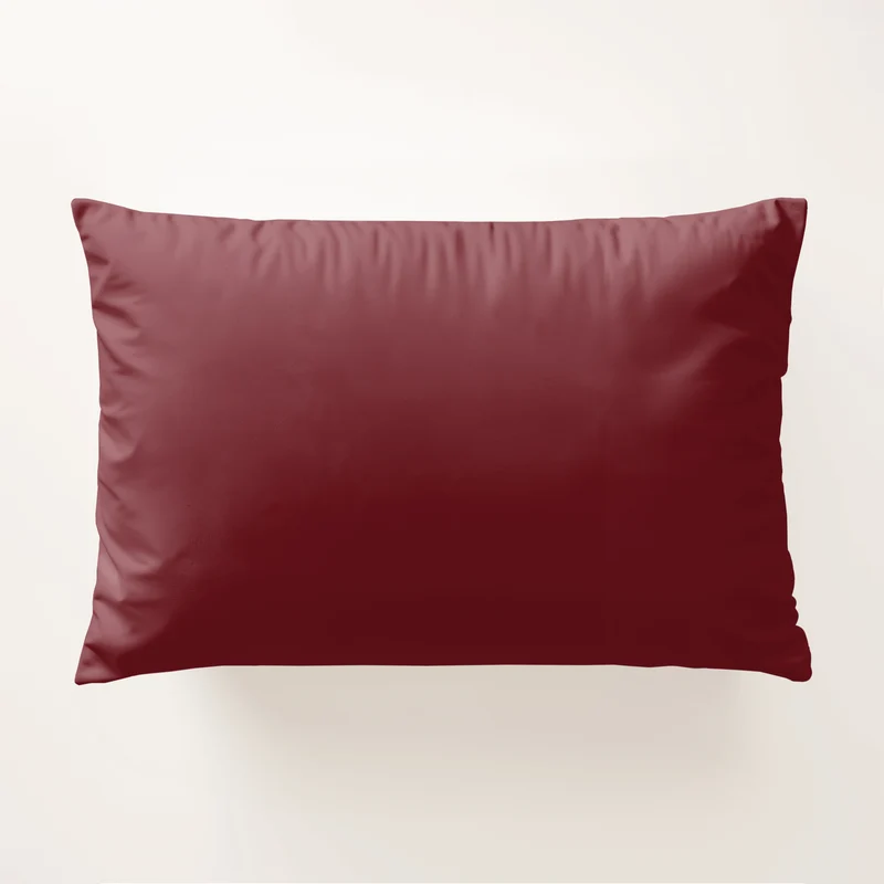 Funda de Almohada Ciruela Algodón 200 Hilos