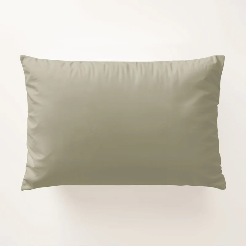 Funda de Almohada Oliva Algodón 200 Hilos