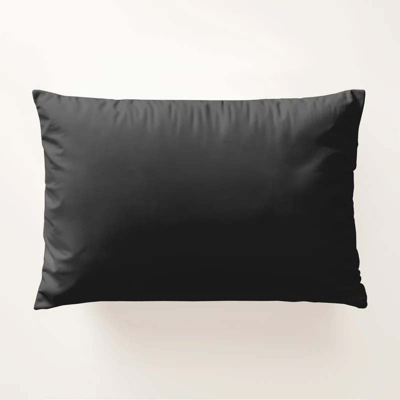 Funda de Almohada Anthracite Algodón 200 Hilos