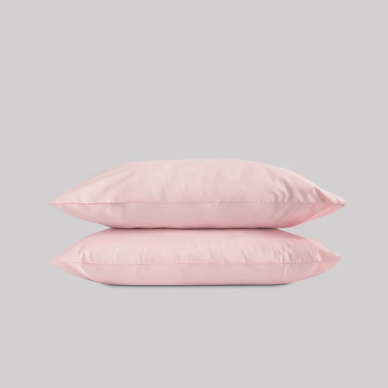 Funda de Almohada Lisa Rosa