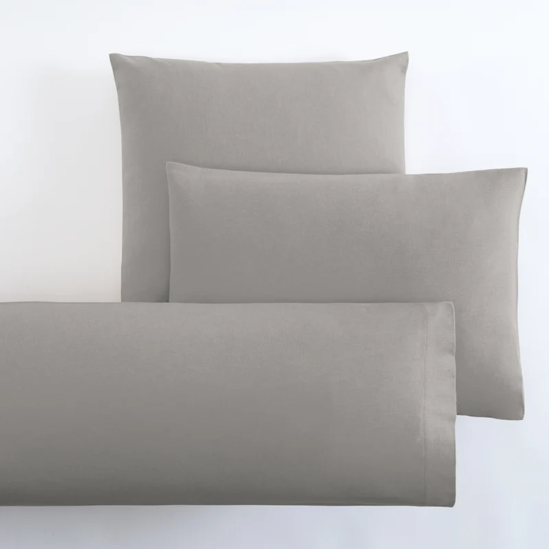 Funda de Almohada Franela 50x70 | CHARM | Gris