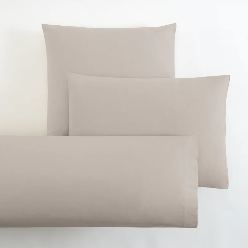 Funda de Almohada Franela 50x70 | CHARM | Gris Claro