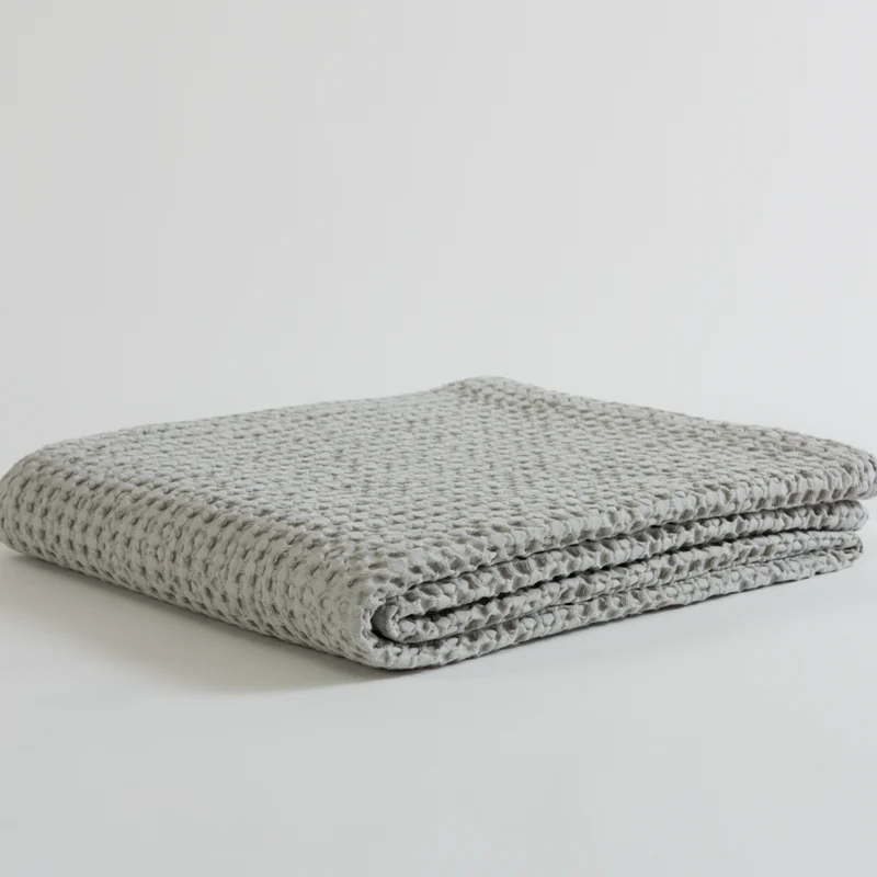 Colcha Efecto Miniwaffle 240x260 | COZY | Gris Claro