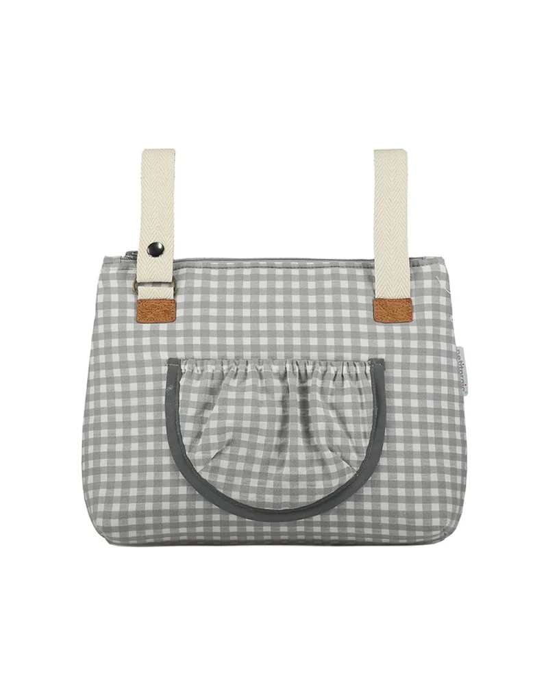 Bolso Wander - CHECKS GRIS