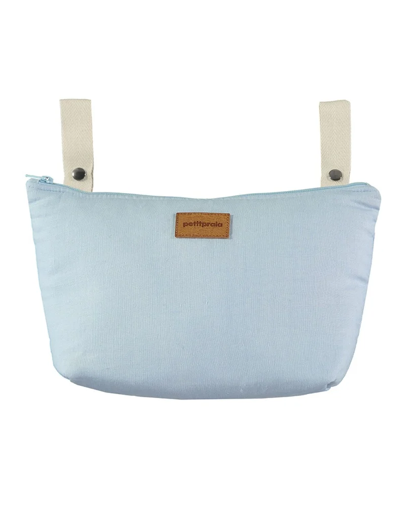 Bolso POCKET - LINO CELESTE