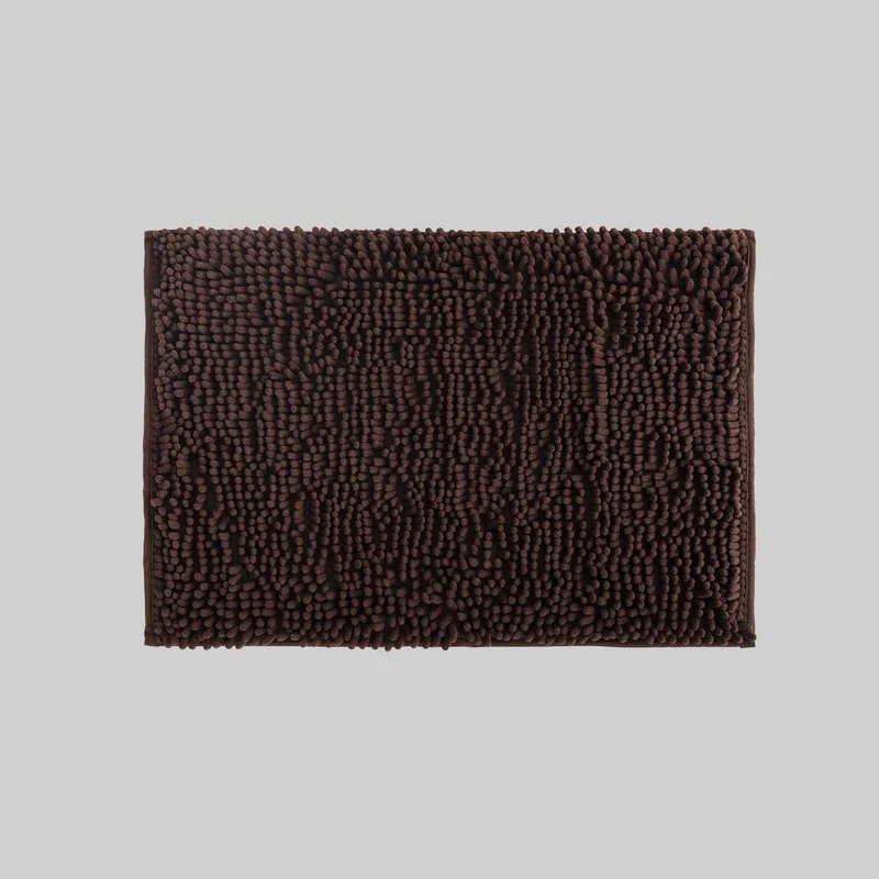 Alfombra Baño Shagy Lisa Chocolate
