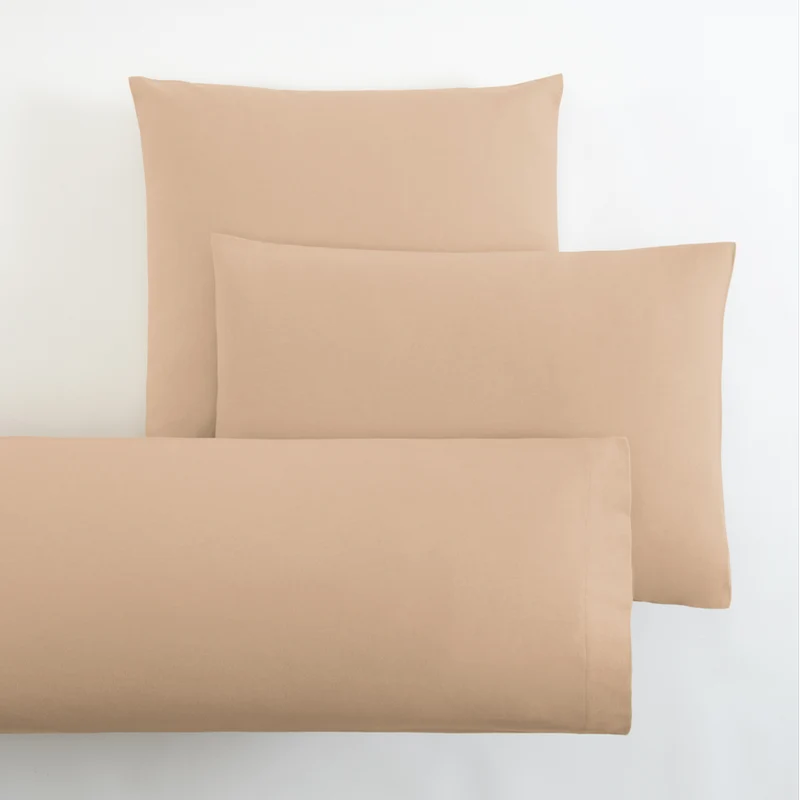 Funda de Almohada Franela 50x70 | CHARM | Beige Arena