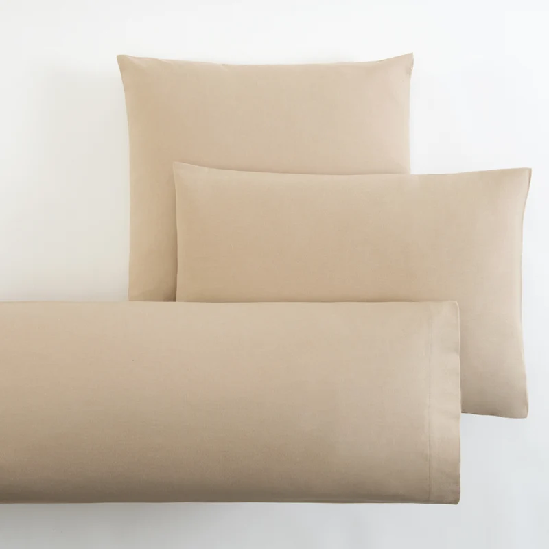 Funda de Almohada Franela 50x70 | CHARM | Beige