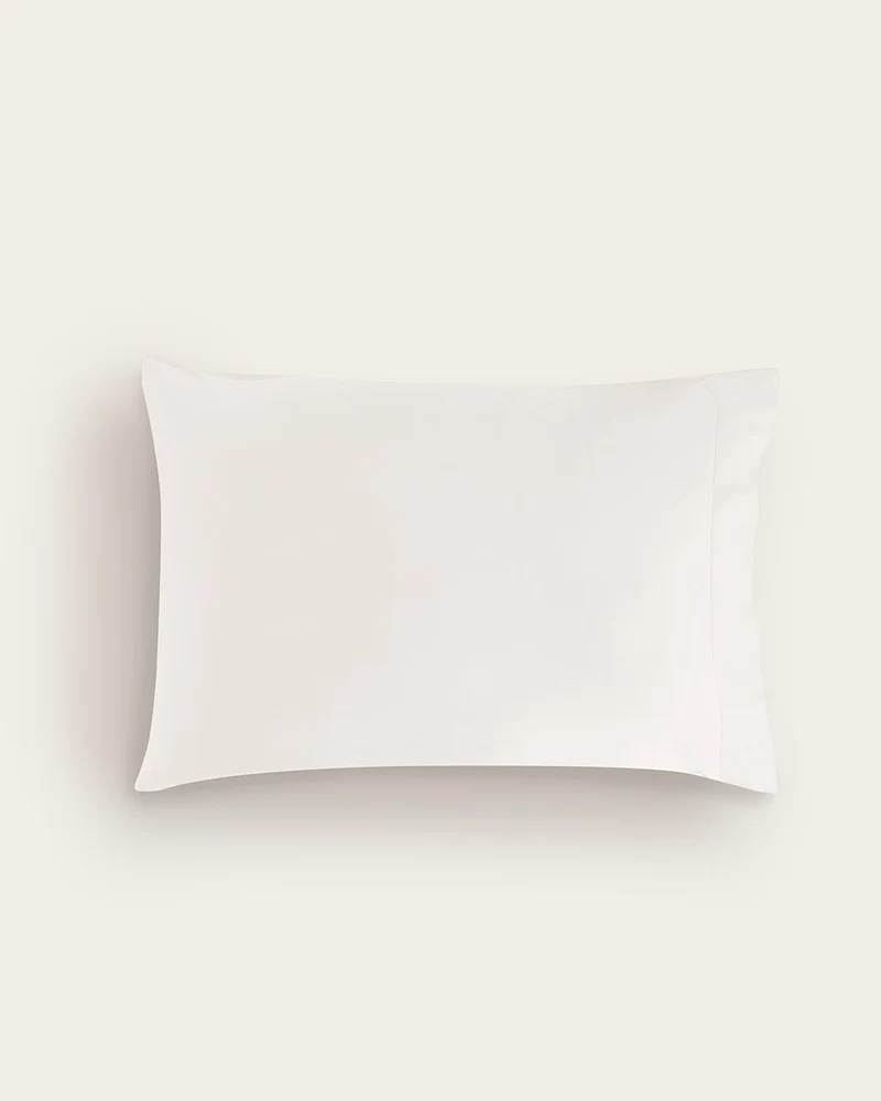 Funda de Almohada Seda de Bambú - Blanco