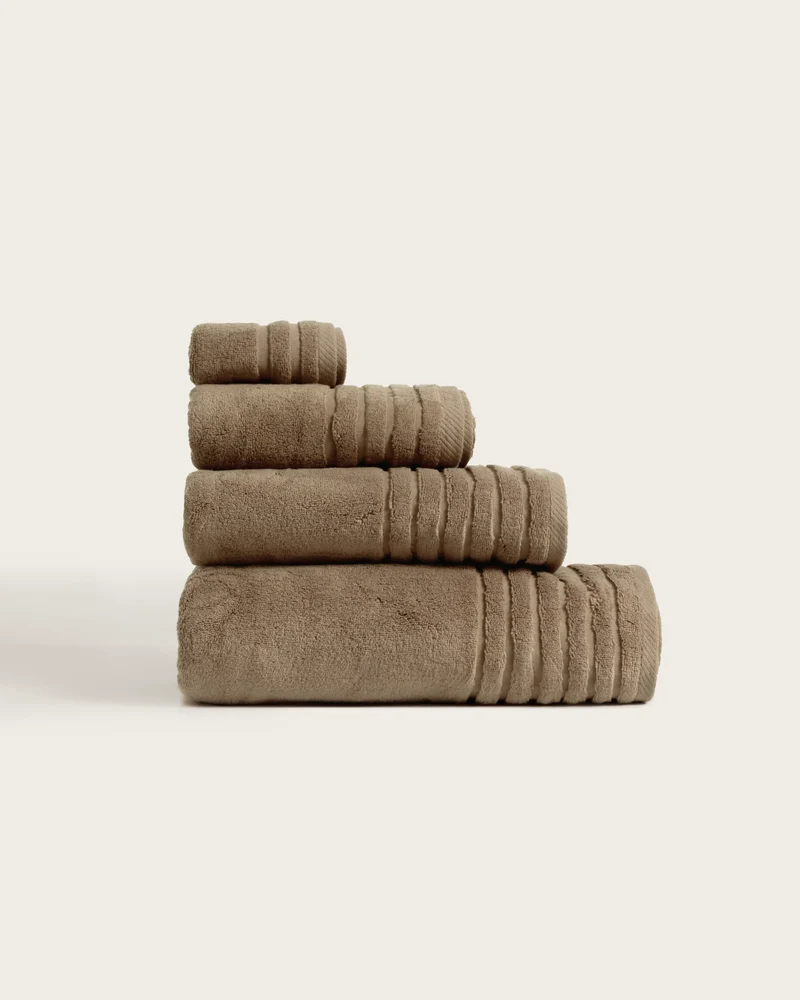 Toalla Baño Zero Twist - 600 g/m² - Visón