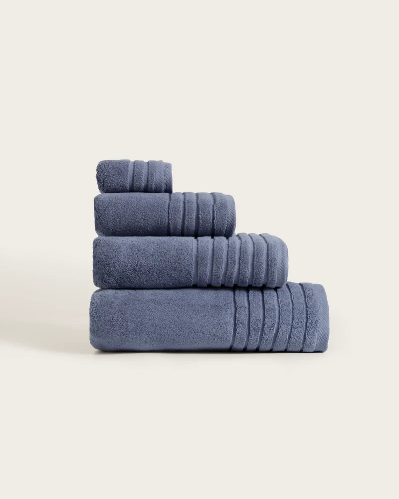 Toalla Baño Zero Twist - 600 g/m² - Azul