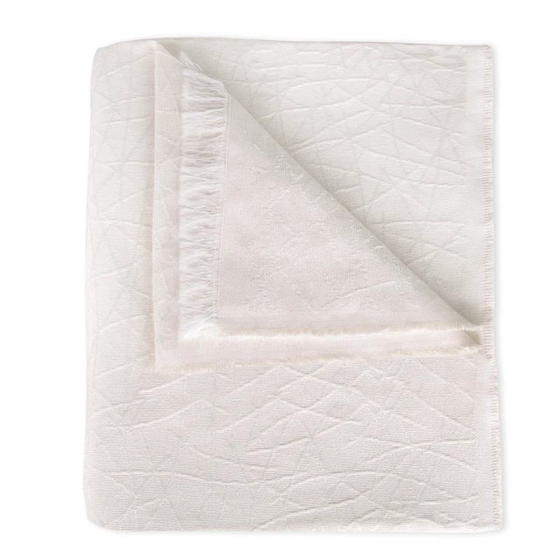 Colcha Plaid Multiusos, Jarapas para Sofá- Rayas Hueso