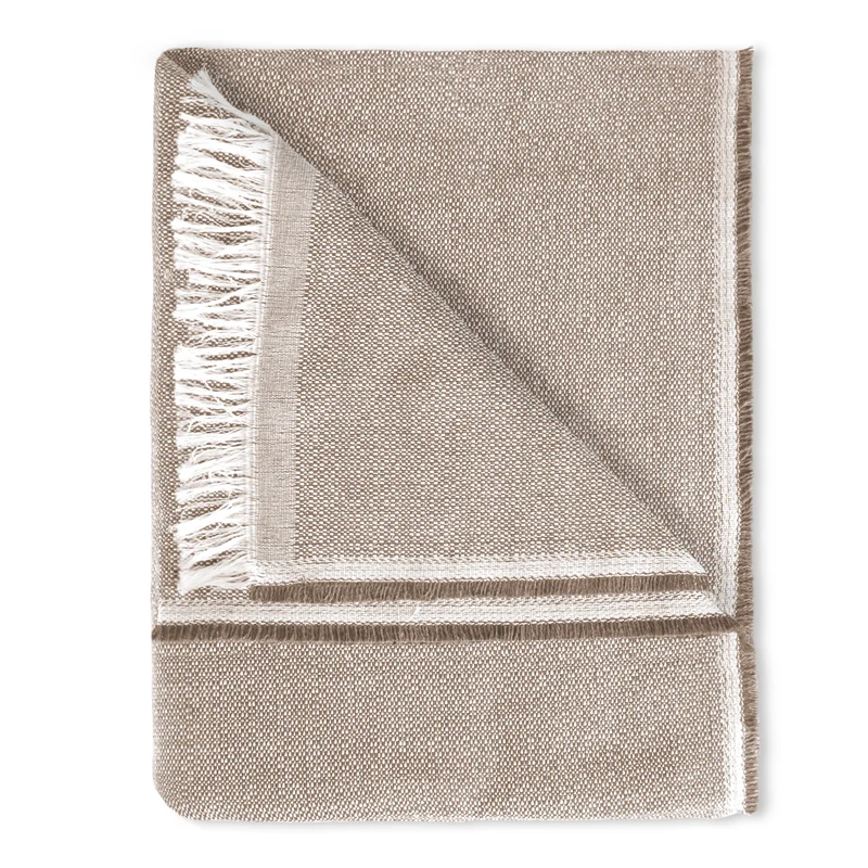 Colcha Plaid Multiusos, Jarapas para Sofá- Liso Camel