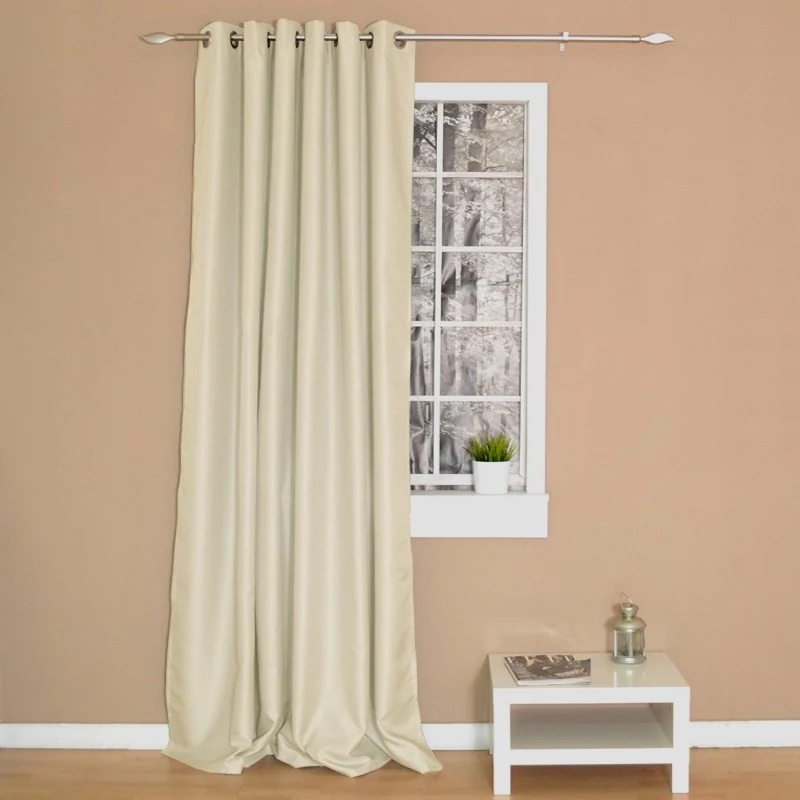 Cortina ollaos opaca sines beige