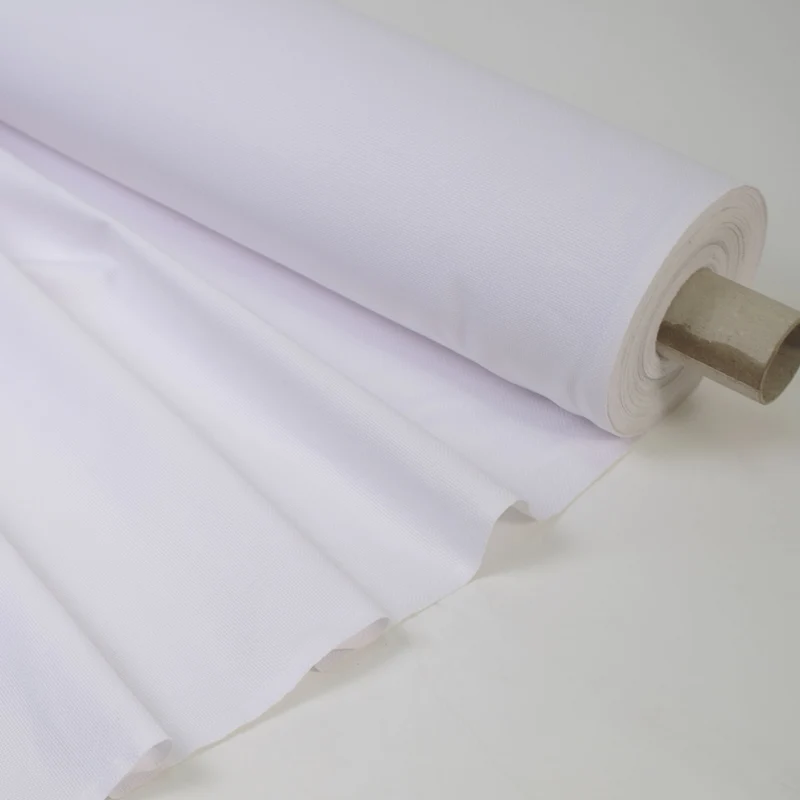 Tela para punto de cruz blanco