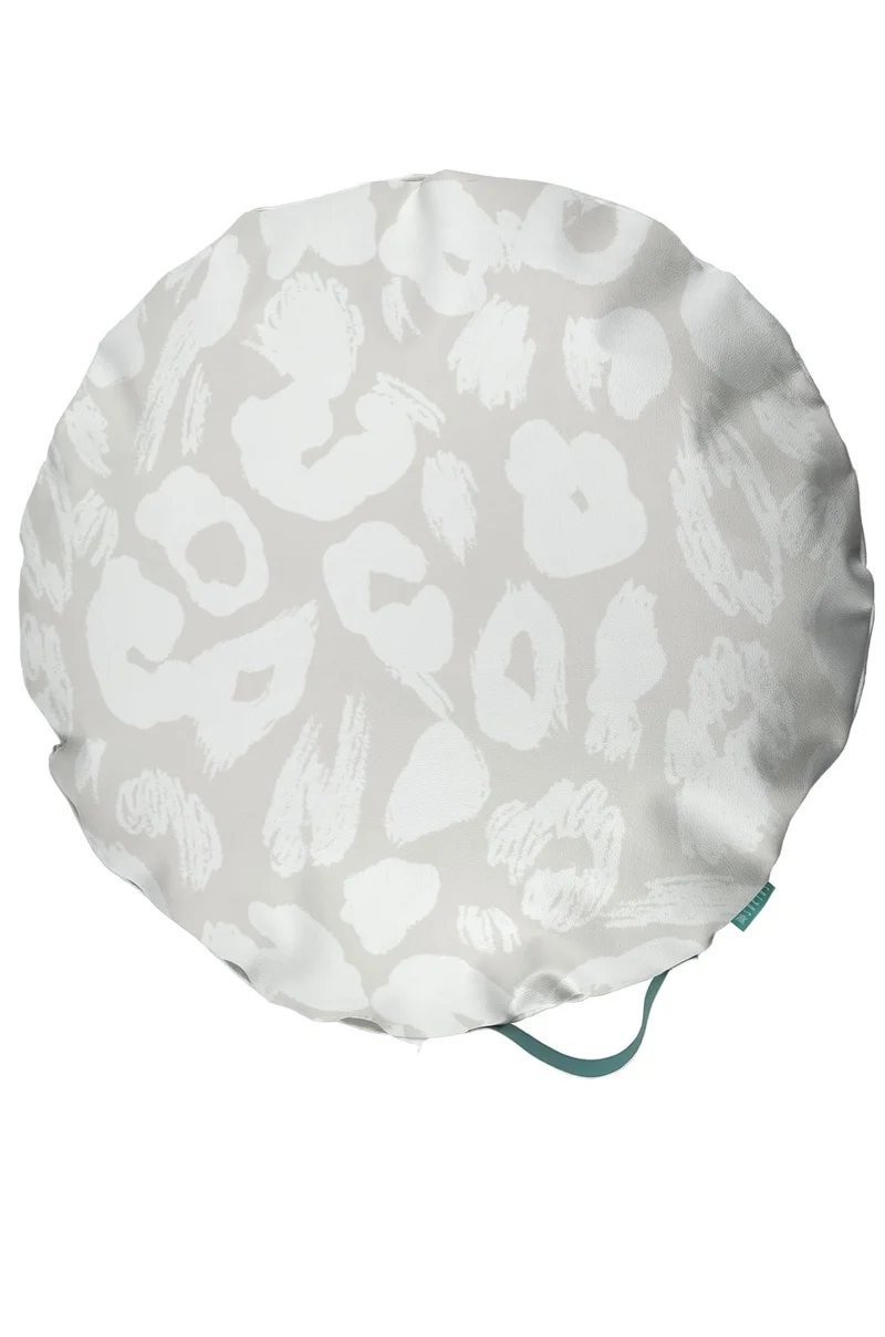 Puff suelo exterior-interior Lion Plata