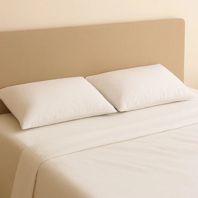 Almohada de Fibra Firmeza Baja – Antiácaros y apta para dormir de lado y boca arriba