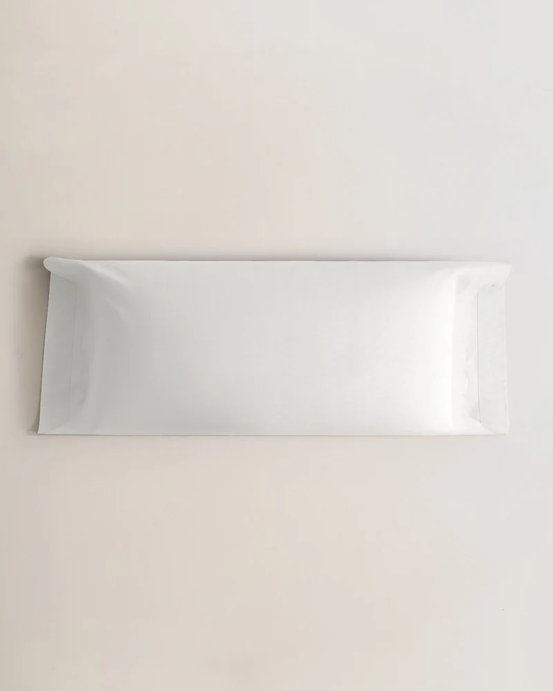 Funda almohada algodón blanco