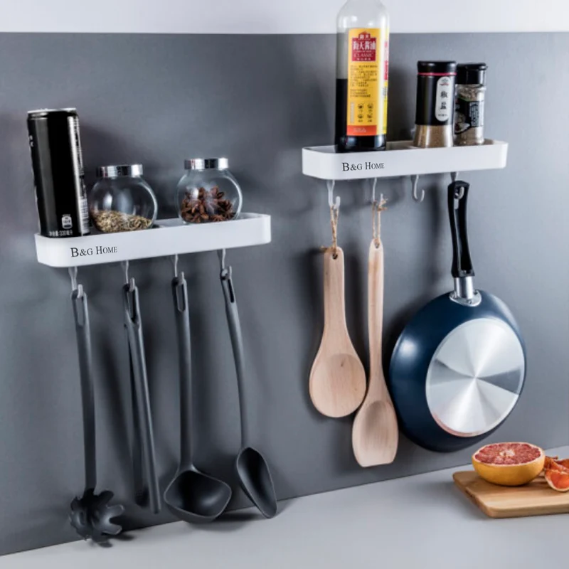 Estantería de Cocina, Organizador de Especias, Ideal para Utensilios Sin Taladros