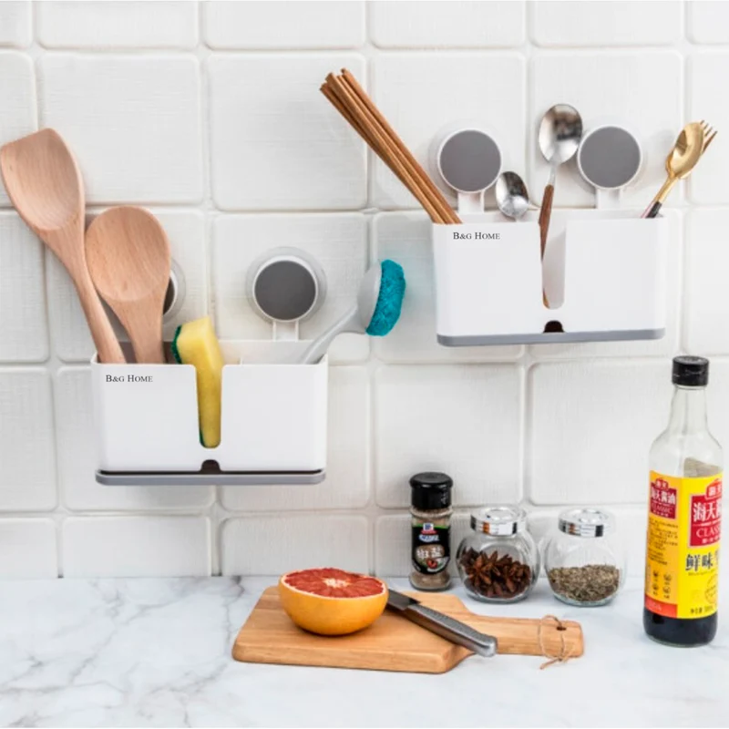 Organizador de cocina para jabón, salsas, especies, utensilios de cocina