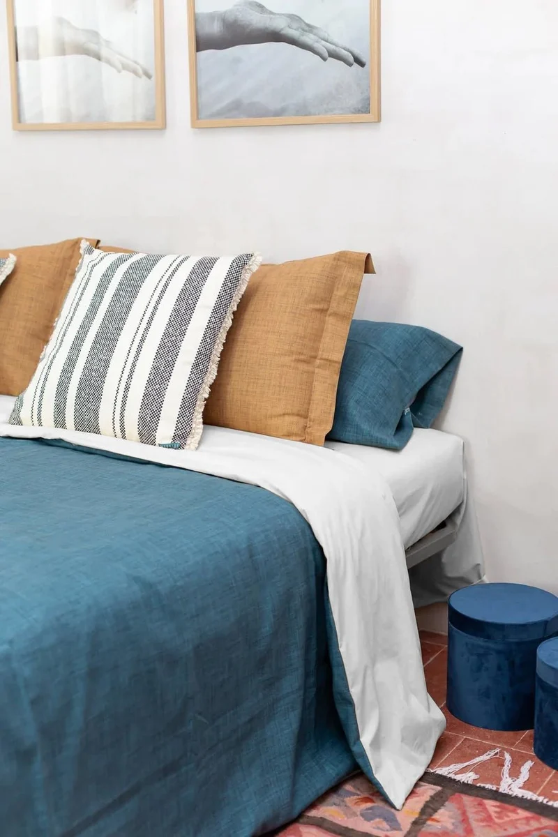 Juego de funda nórdica y funda almohada Bluestone