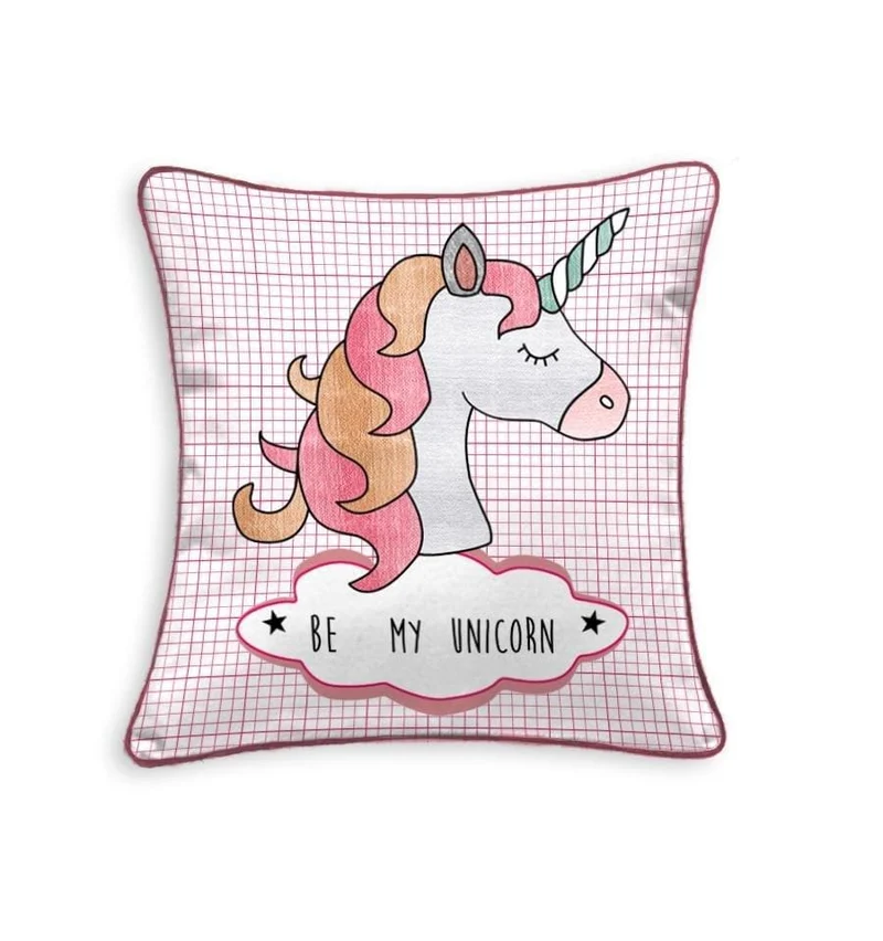 Funda cojín Infantil Unicornio
