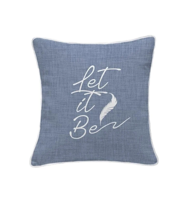 Funda cojín Let It Be