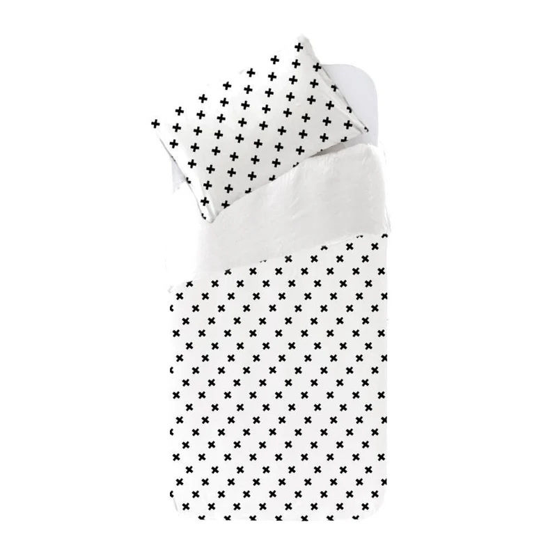 Juego de funda nórdica Infantil y funda cuadrante Cruces