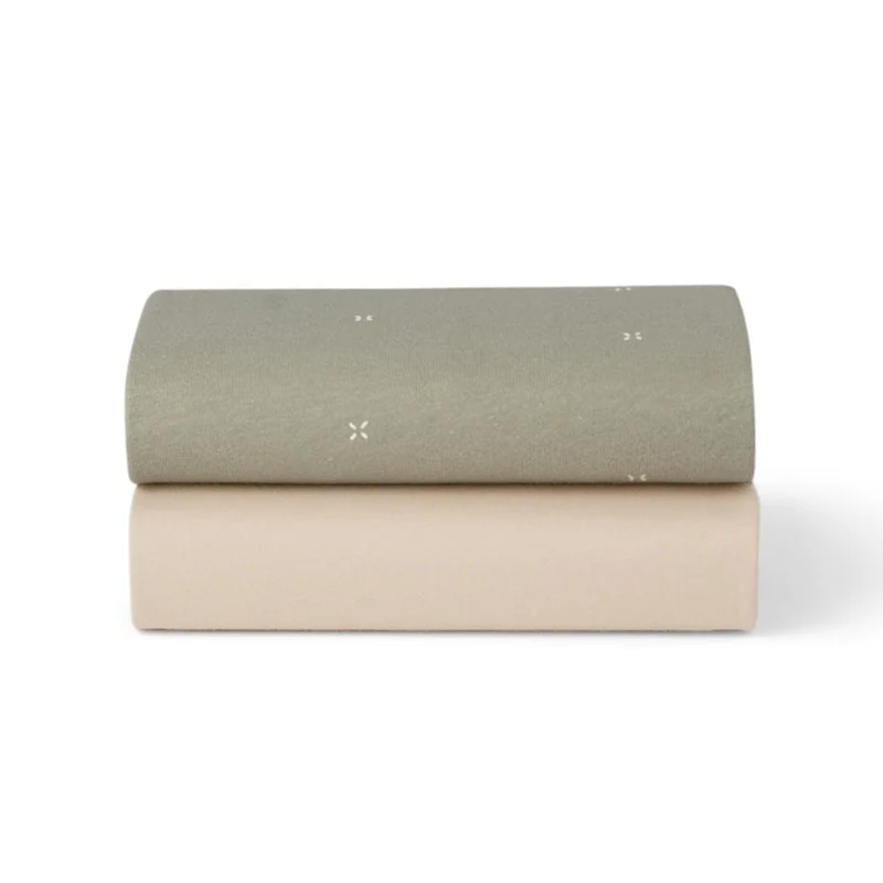 Sábana Bajera SnuzPod5 - Sage Cross / Cashmere