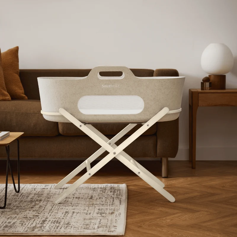SnuzBaskit Moisés - Capazo Barley & Soporte Cashmere