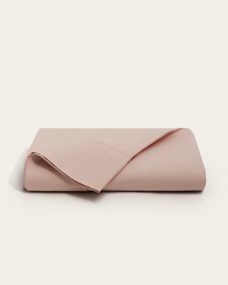 Sábana Encimera Percal - Algodón 180 hilos - Rosa Palo