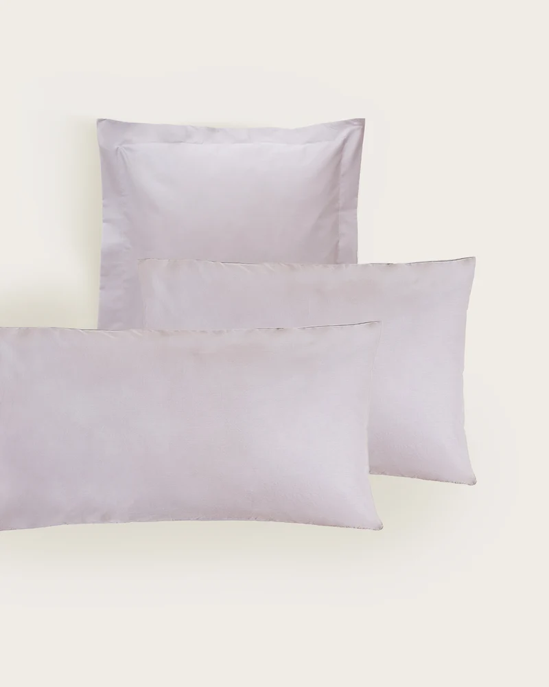 Funda de Almohada Percal - Algodón 180 hilos - Lavanda