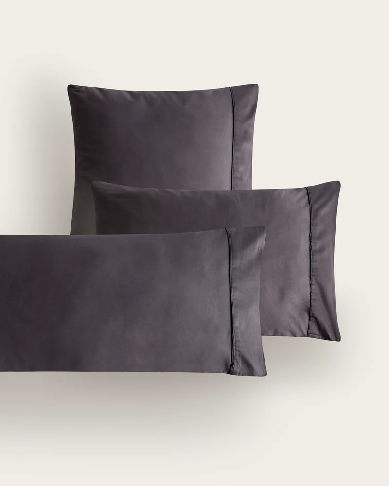 Funda de Almohada Satén Elba - 300 Hilos - Marengo