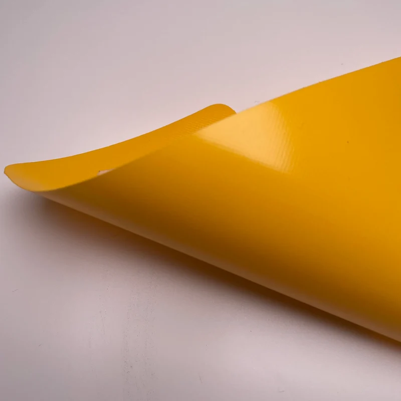 Tela Nylon 430g 2.5m de Ancho | Lona para Camiones | Amarillo