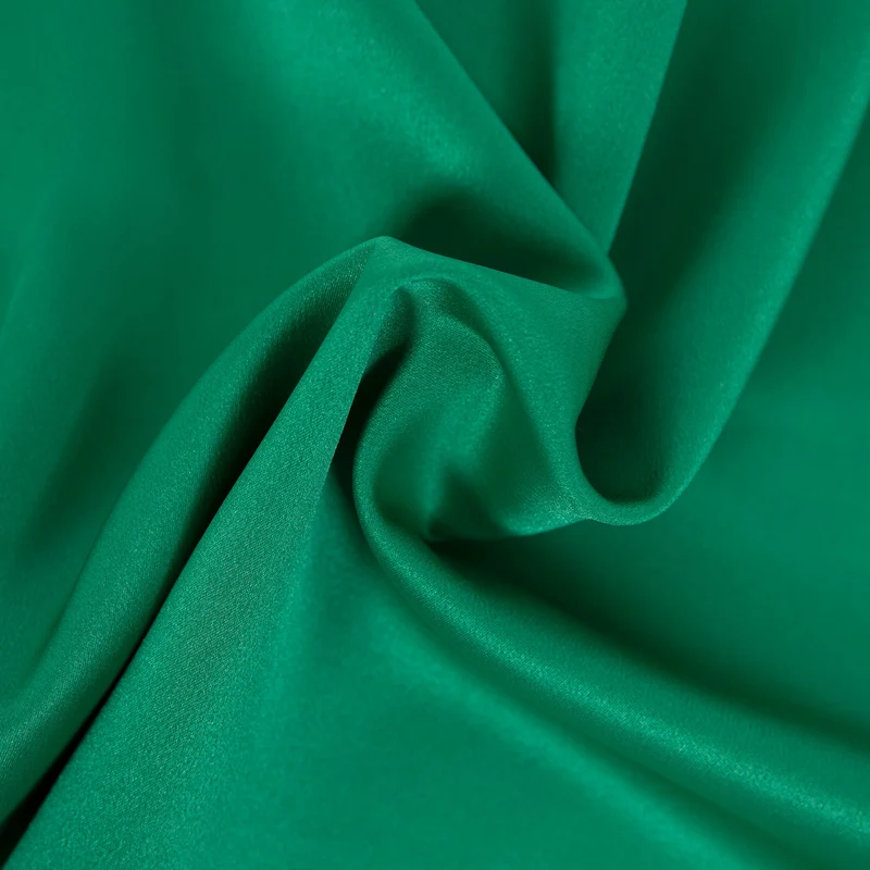 Saten Elastico | Tela para Vestidos de Ceremonia | Ester - Verde esmeralda