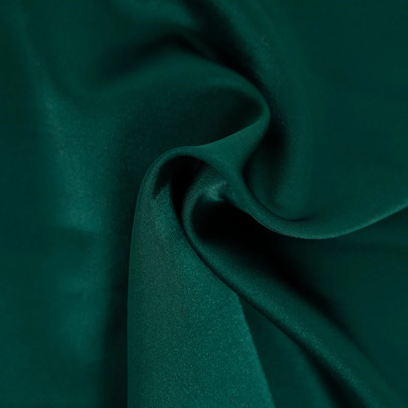 Saten Elastico | Tela para Vestidos de Ceremonia | Ester - Verde oscuro