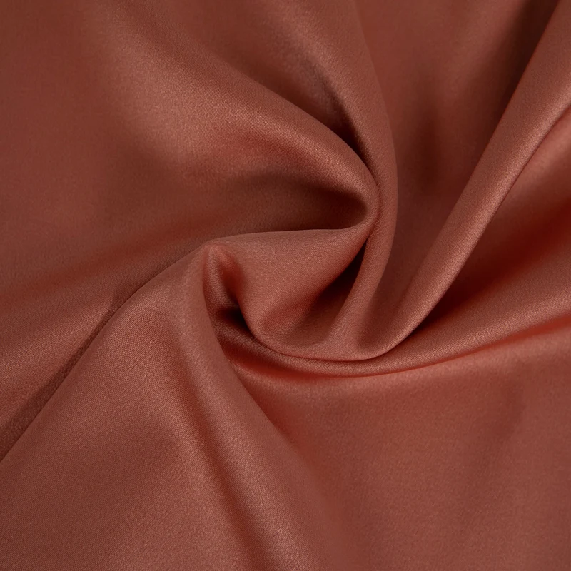 Saten Elastico | Tela para Vestidos de Ceremonia | Ester - Terracota