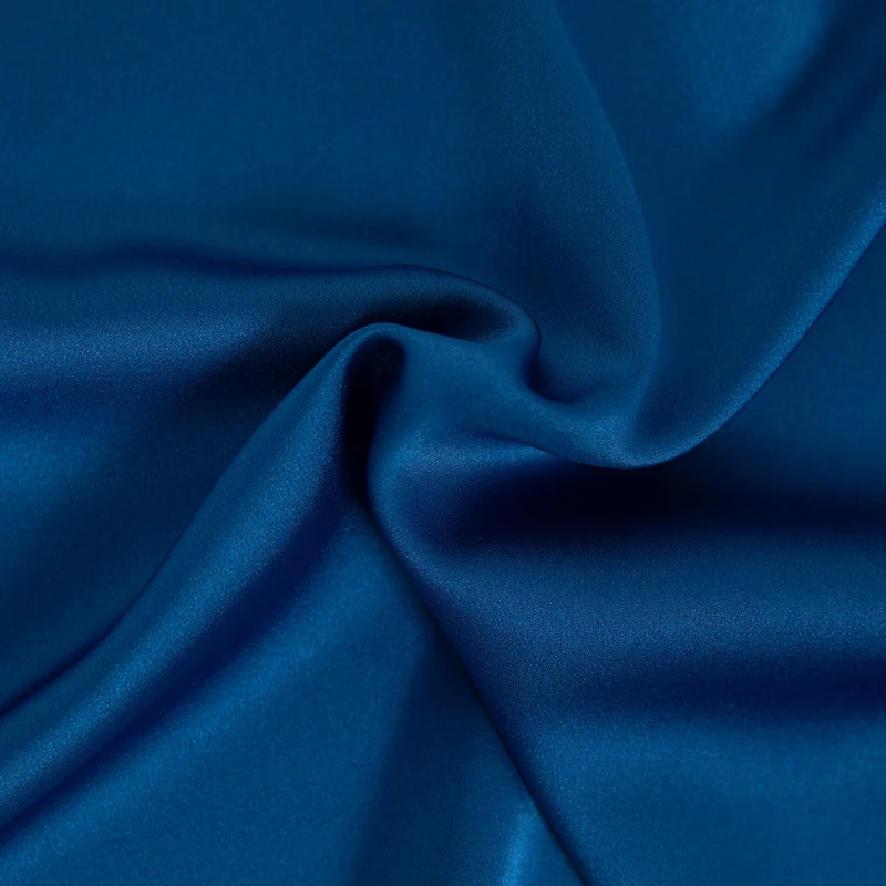 Saten Elastico | Tela para Vestidos de Ceremonia | Ester - Azul intenso
