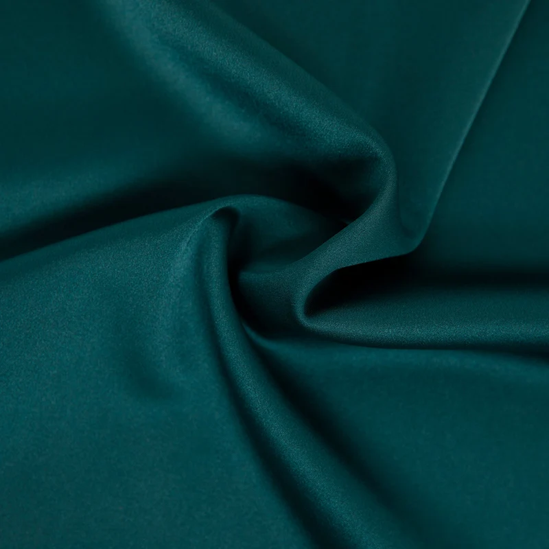 Saten Elastico | Tela para Vestidos de Ceremonia | Ester - Azul petróleo