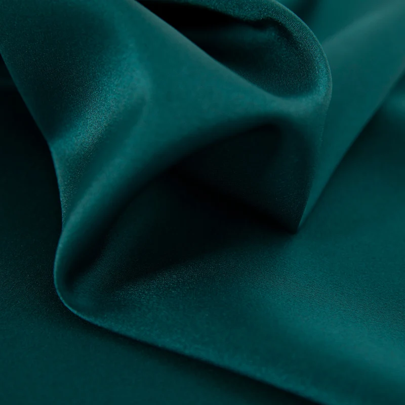 Saten Elastico | Tela para Vestidos de Ceremonia | Ester - Azul petróleo