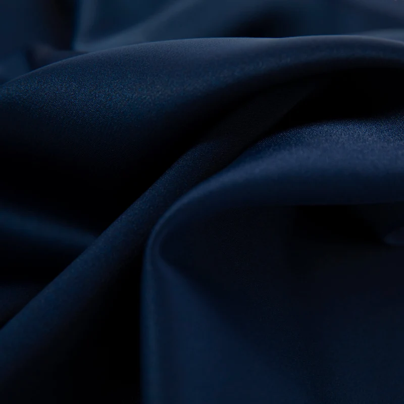 Saten Elastico | Tela para Vestidos de Ceremonia | Ester - Azul marino