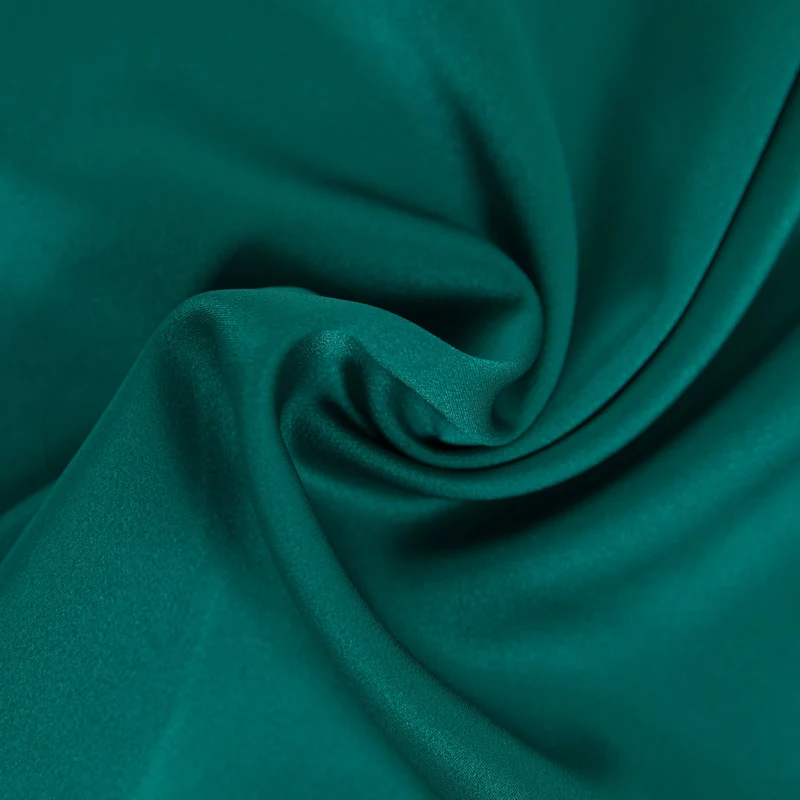 Saten Elastico | Tela para Vestidos de Ceremonia | Ester - Azul esmeralda