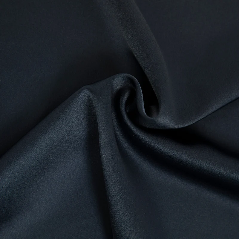 Saten Elastico | Tela para Vestidos de Ceremonia | Ester - Azul oscuro