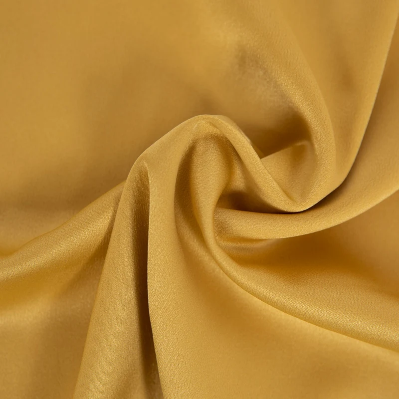 Satén con Lycra para Vestidos de Ceremonia | Ester - Amarillo Mostaza