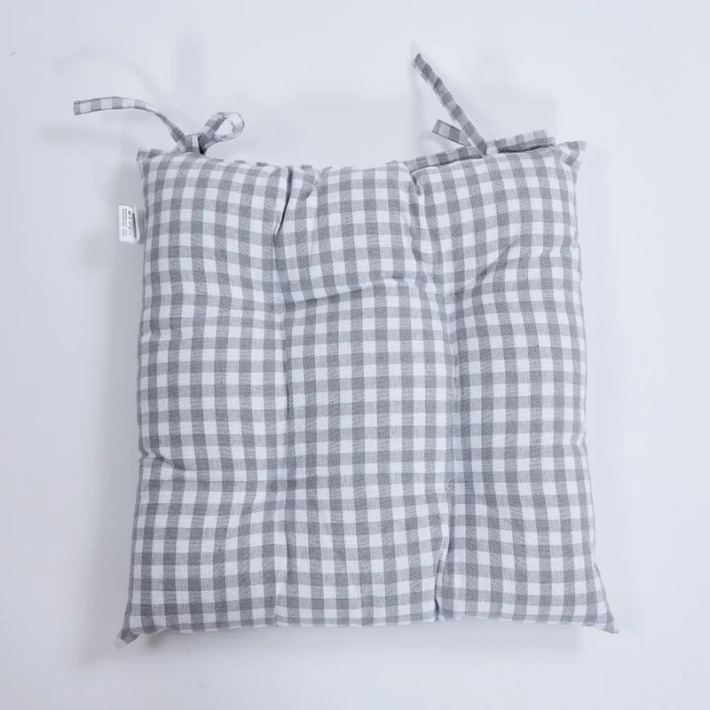 Tapeta silla cotton cuadro vichy gris