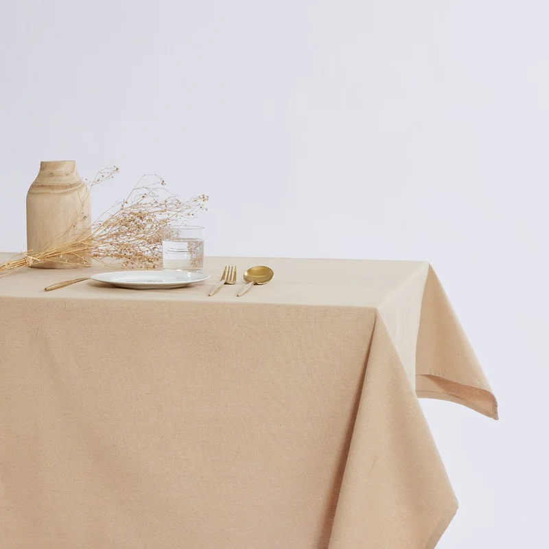 Mantel cotton beige