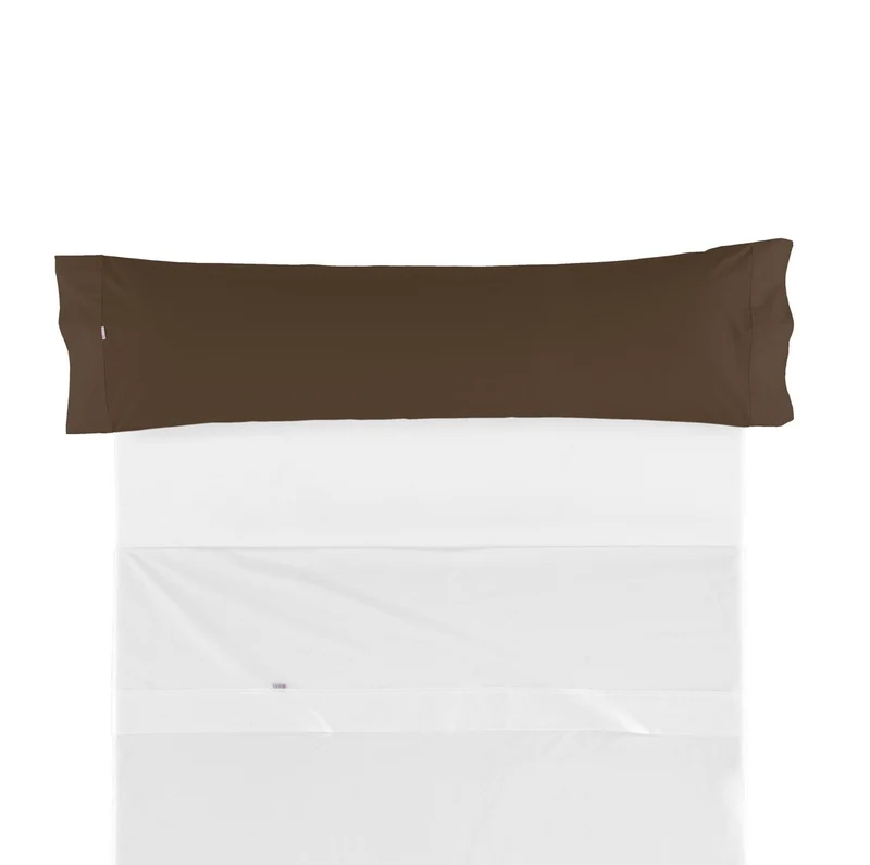Funda de almohada percal chocolate
